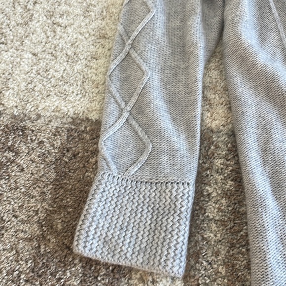 INC Grey Knit Cardigan - Picture 2 of 4